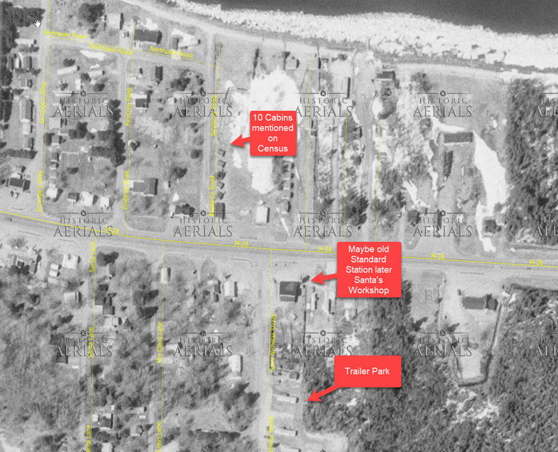 Santas Motel - 1978 Aerial (newer photo)